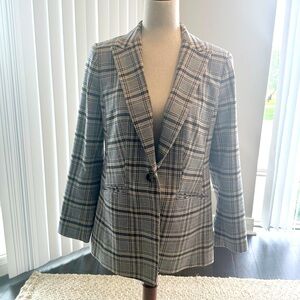 Talbots preppy-chic plaid blazer.